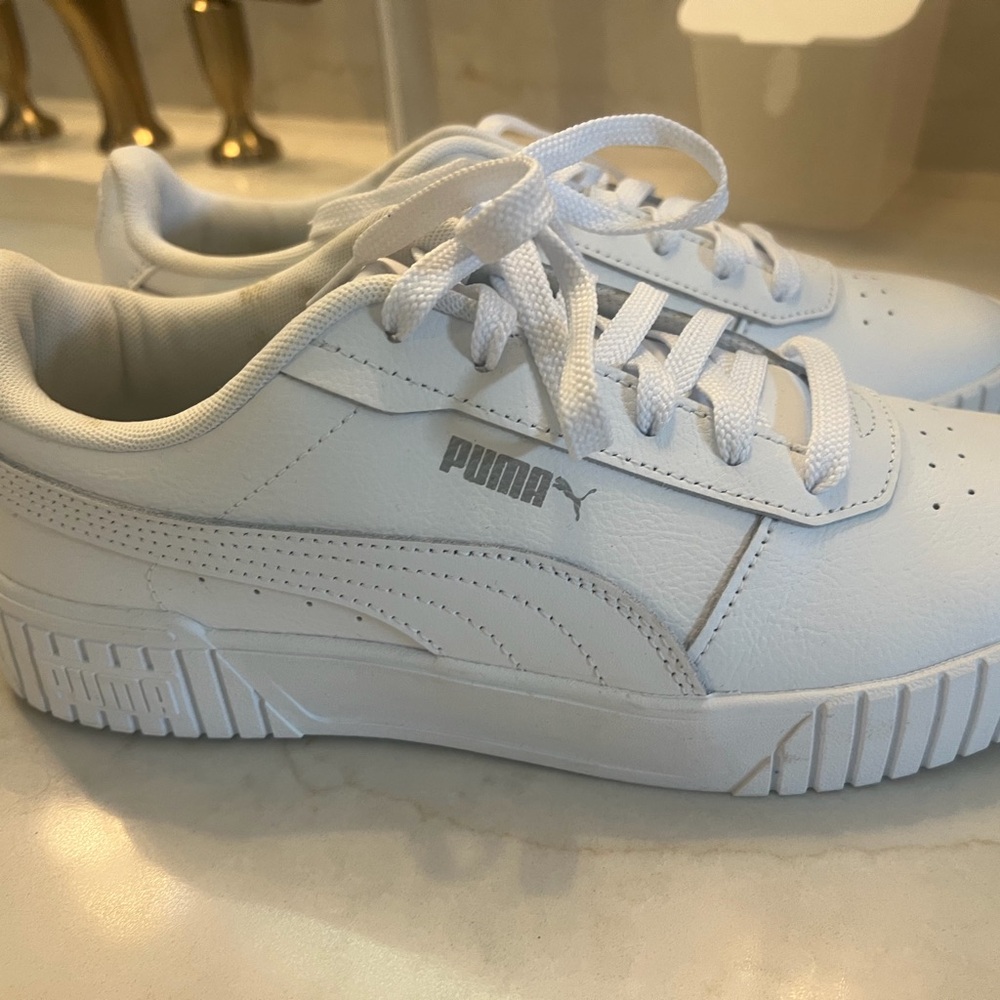 Puma Womens Classic White Sneakers